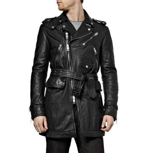 Burberry Prorsum Leather Jacket In Men's Coats & Jackets